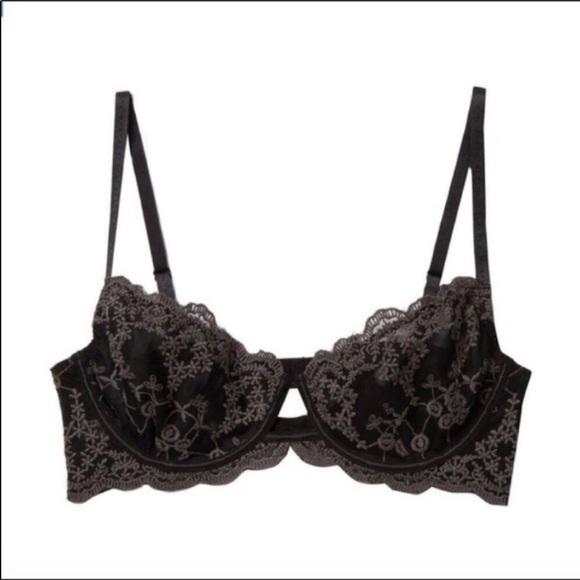 Free People NWT Daydreamer bra in onyx 32 D B 34 A - Picture 4 of 14